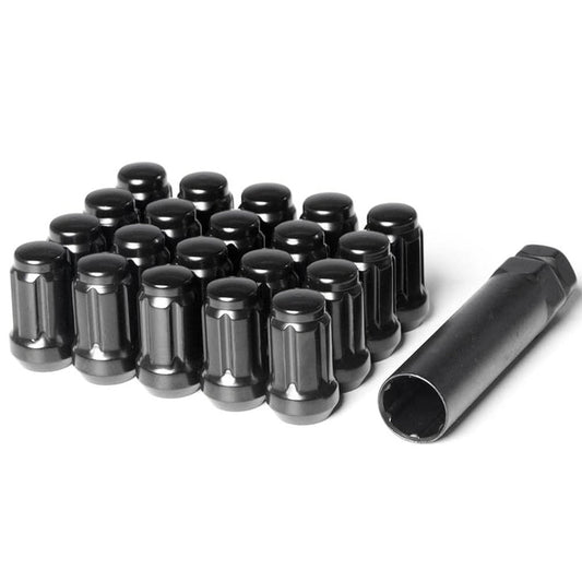 12X1.25 SPLINE 4/5 LUG KIT 1.38" BLACK