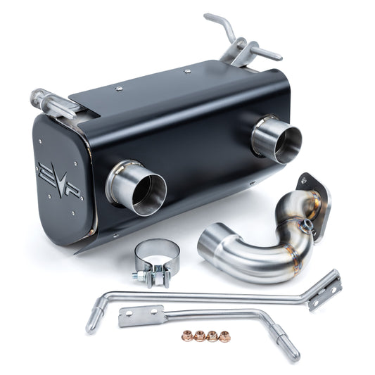 Evolution Powersports - EVP Magnum Exhaust Systems for Kawasaki Teryx H2 - EVP Magnum Twin Exit Muffler + EVP Magnum Header