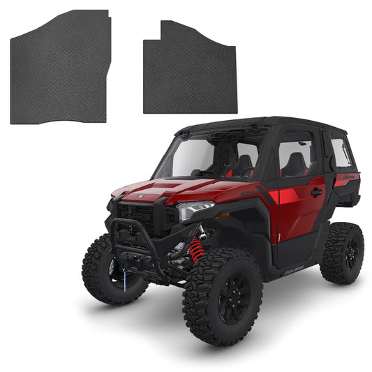 Floor mat kits for 2024+ Polaris Xpedition, closed-cell recycled rubber sound deadening