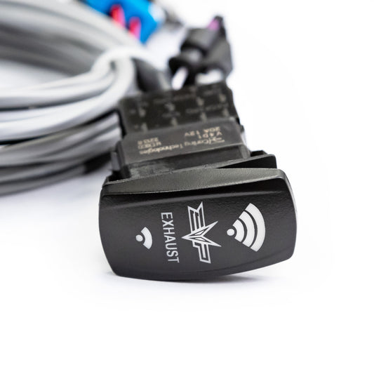 Replacement Rocker Switch & Harness for EVP Electronic Captain's Choice & Shocker Exhaust Systems