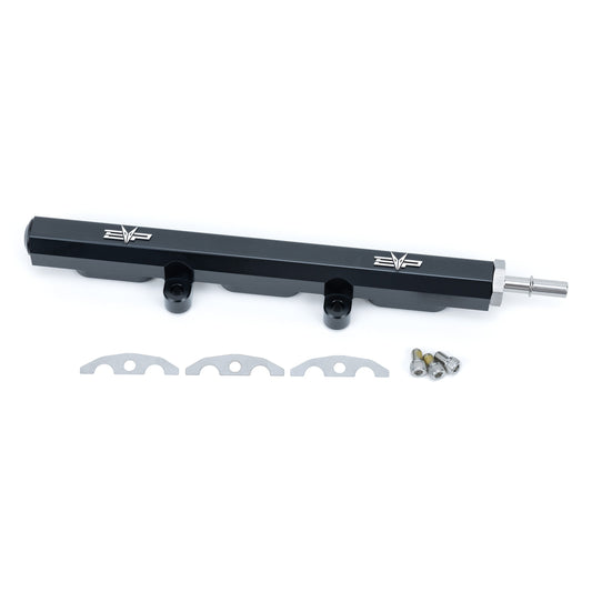 EVP billet fuel rail, black anodized aluminum for Can-Am Maverick R