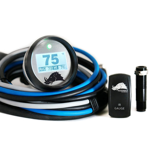 Razorback 3.2 dimmable infrared belt temp gauge