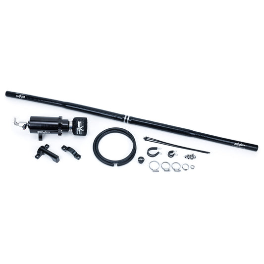 EVP catch can kit for Can-Am Maverick R, frame-rail mounted separator