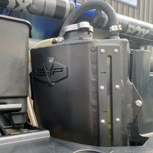 Aluminum coolant reservoir for Can-Am Maverick X3 in Black Cerakote