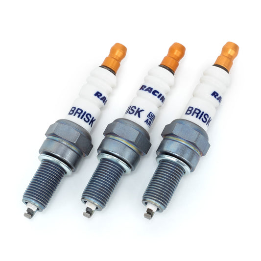Non-projected tip silver center electrode spark plug set for 2024 Can-Am Maverick R - set of 3
