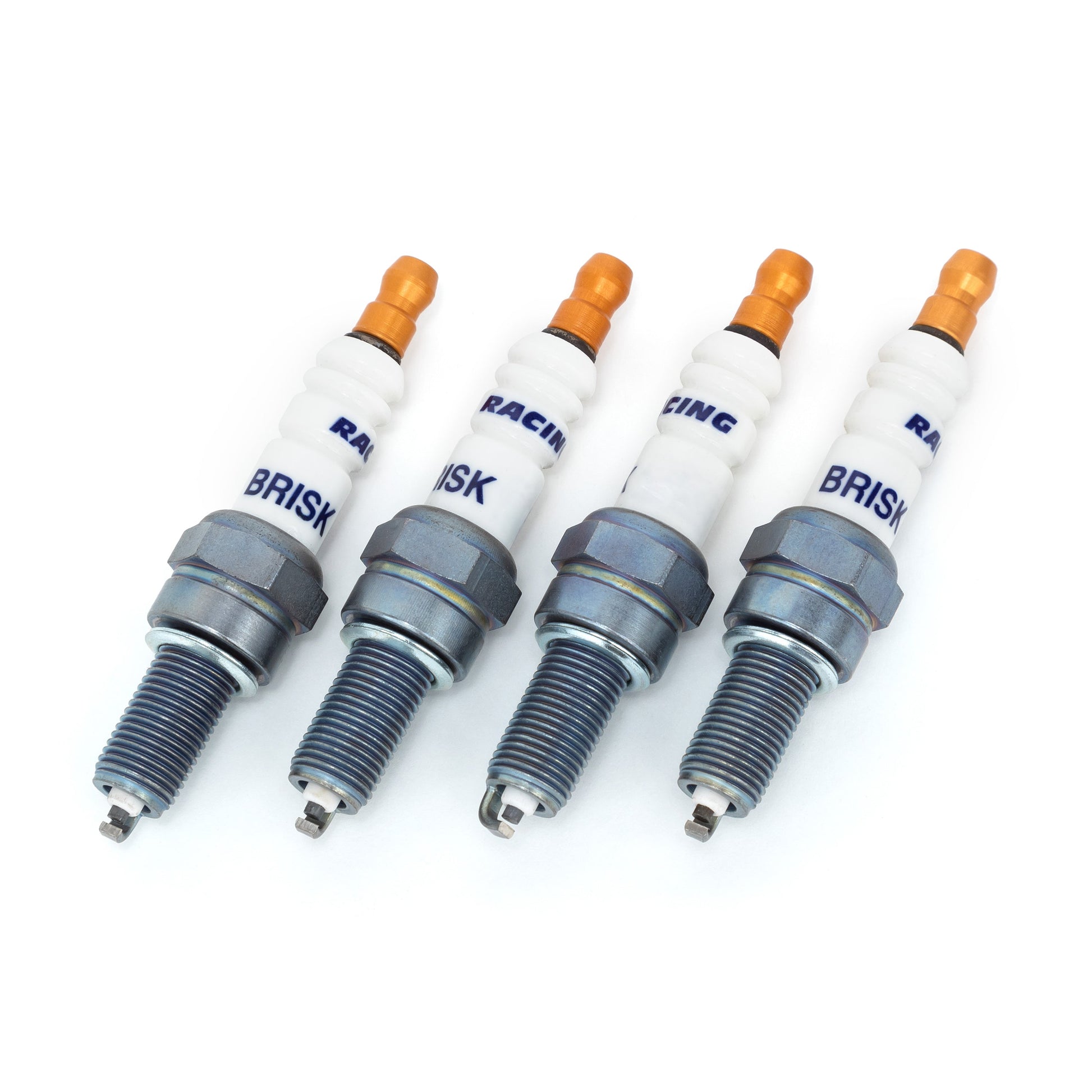 Brisk Silver Racing spark plugs for Polaris RZR Pro R, set of 4