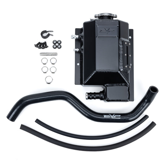 EVP High-Volume Aluminum Coolant Reservoir for Polaris RZR Pro R in Black Cerakote