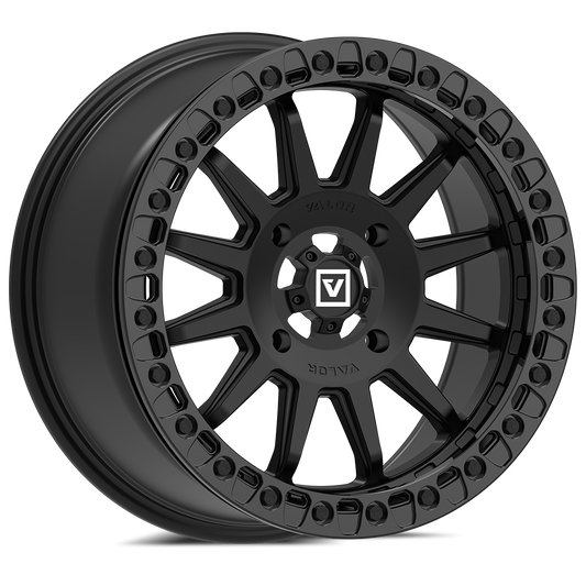 V09 BEADLOCK 17X8 +40 4X156 SATIN BLACK