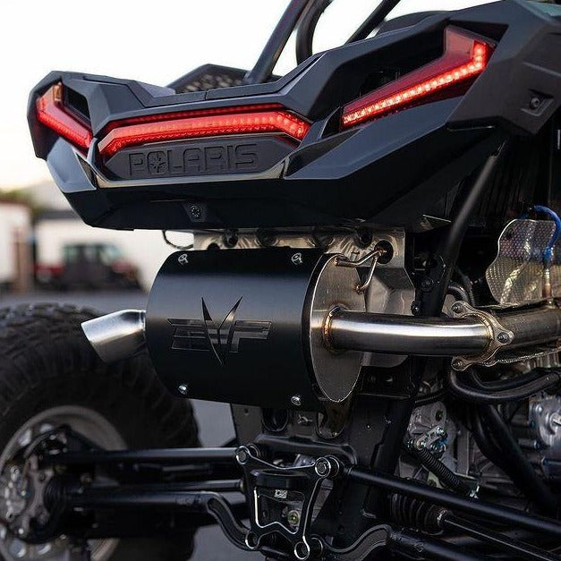 Polaris RZR XP Turbo/S Magnum side-exit exhaust by Evolution Powersports