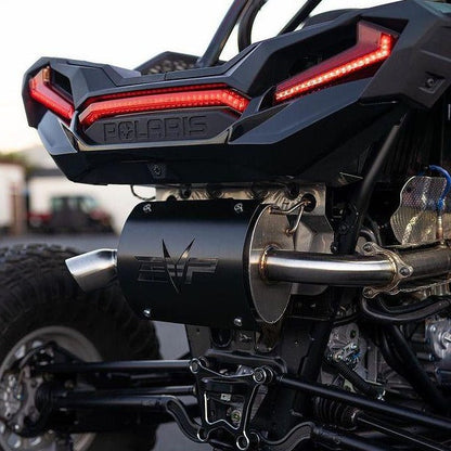 Polaris RZR XP Turbo/S Magnum side-exit exhaust by Evolution Powersports