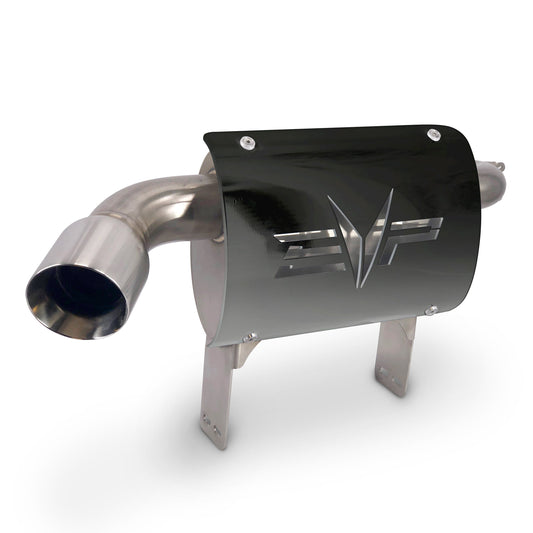 Can-Am Maverick X3 Magnum side-exit exhaust with EVP heat shield