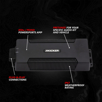 2017-2026 Can-Am® X3, Phase-4 V-Spec 5-Speaker 1650watt System w/JVC