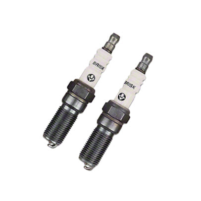 Replacement spark plug for Polaris Ranger XP 1000, silver-core, pre-gapped