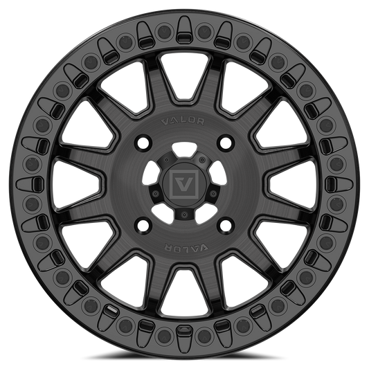 V09 BEADLOCK 15X7 +40 4X137 BRUSHED CHARCOAL