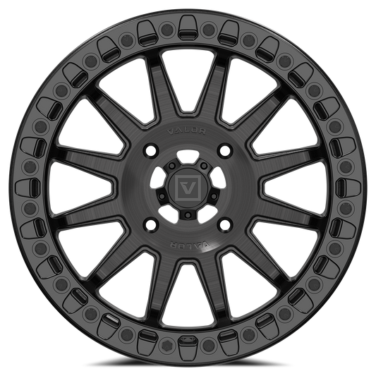 V09 BEADLOCK 17X8 +40 4X137 BRUSHED CHARCOAL