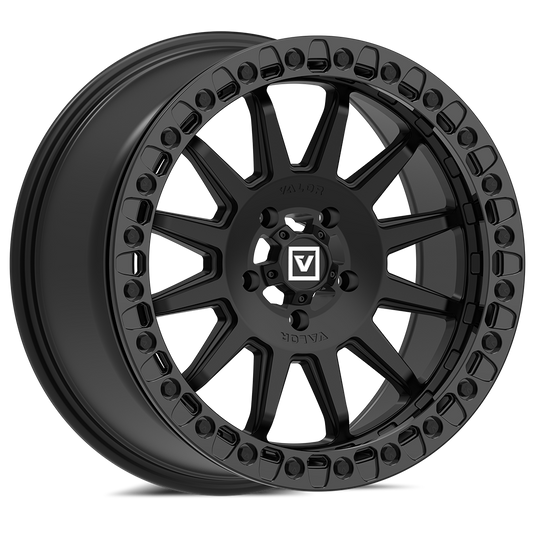 V09 BEADLOCK 17X8 +40 5X114.3 SATIN BLACK
