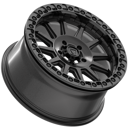 V09 BEADLOCK 17X8 +40 4X137 BRUSHED CHARCOAL