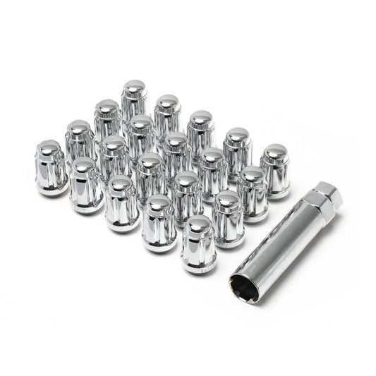 12X1.50 SPLINE 4/5 LUG KIT 1.38" CHROME