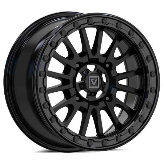 V16 BEADLOCK 15X7 +35MM 4X137 SATIN BLACK