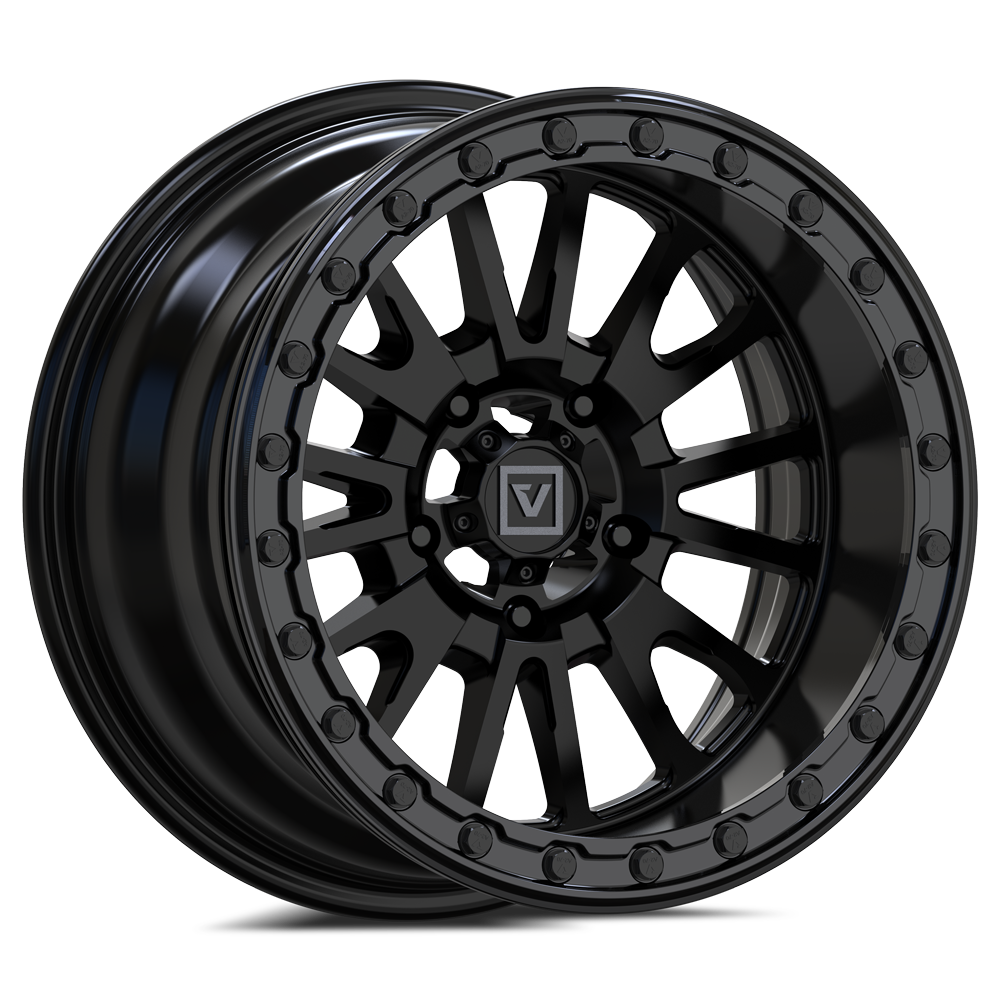 V16 BEADLOCK 15X8 -12MM 5X114.3 SATIN BLACK