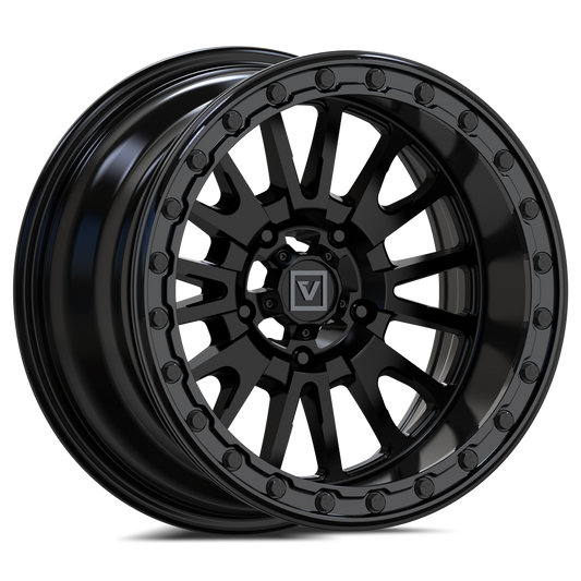 V16 BEADLOCK 15X8 -12MM 5X114.3 SATIN BLACK