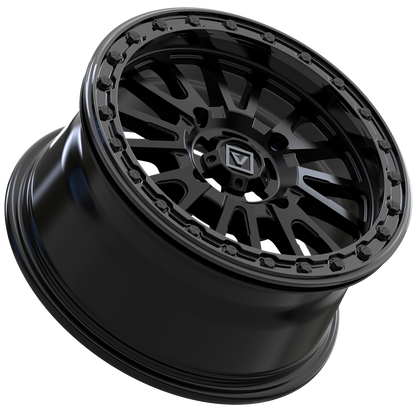V16 BEADLOCK 15X7 +35MM 4X137 SATIN BLACK