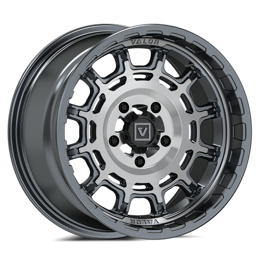 V17 15X8 +10MM 5X114.3 BRUSHED GUNMETAL