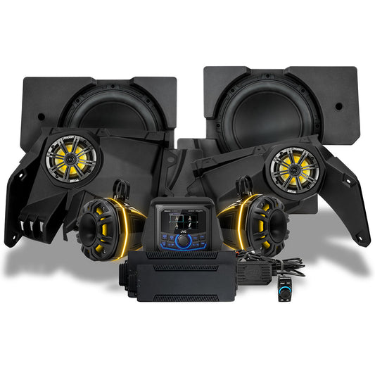 2017-2026 Can-Am® X3, Phase-6 K-Spec 6-Speaker 1650watt System w/JVC