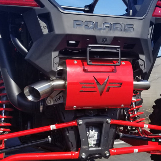 Evolution Powersports MAGNUM slip-on exhaust for Polaris RZR Turbo R, Pro S and Pro XP