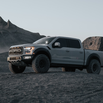 ford raptor with heretic led fog lights