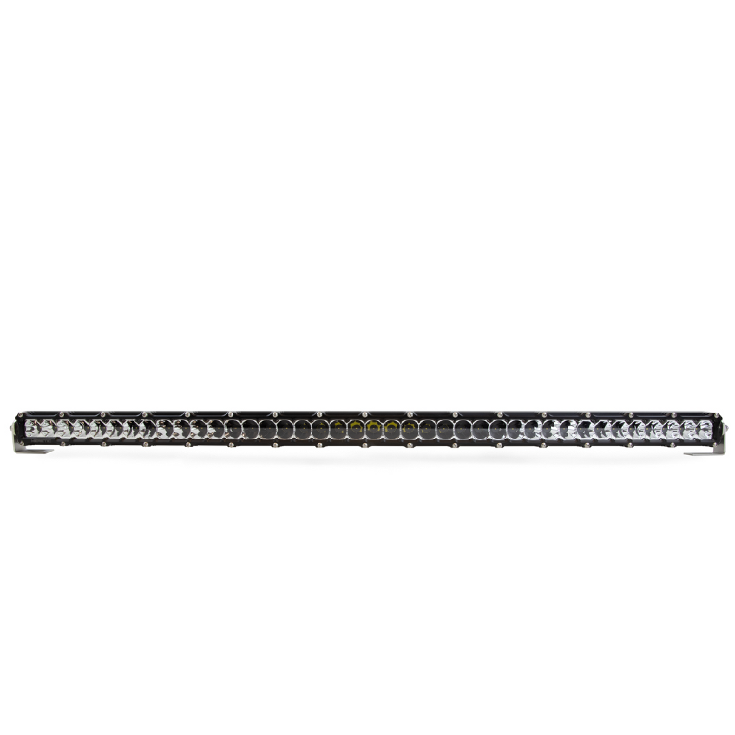studio shot of a curved 40 inch led light bar from heretic