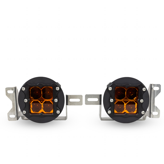amber led fog light kit for jeep JL/JT Sport/Sport S/Islander Fog